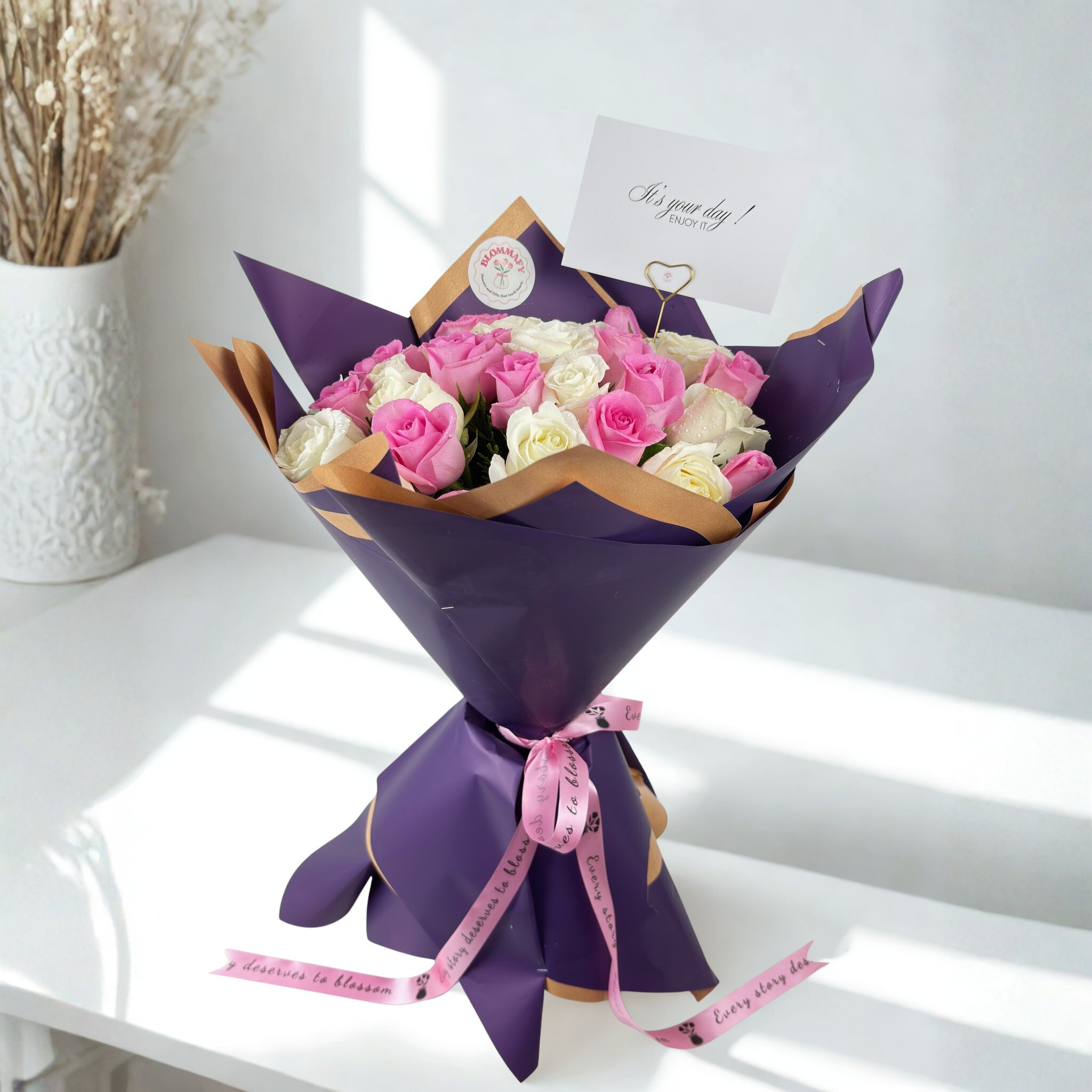 Blush Harmony 30 Premium Rose