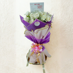 Lavender Whisper White Rose