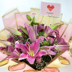 Pink Stardust Lily & Rose