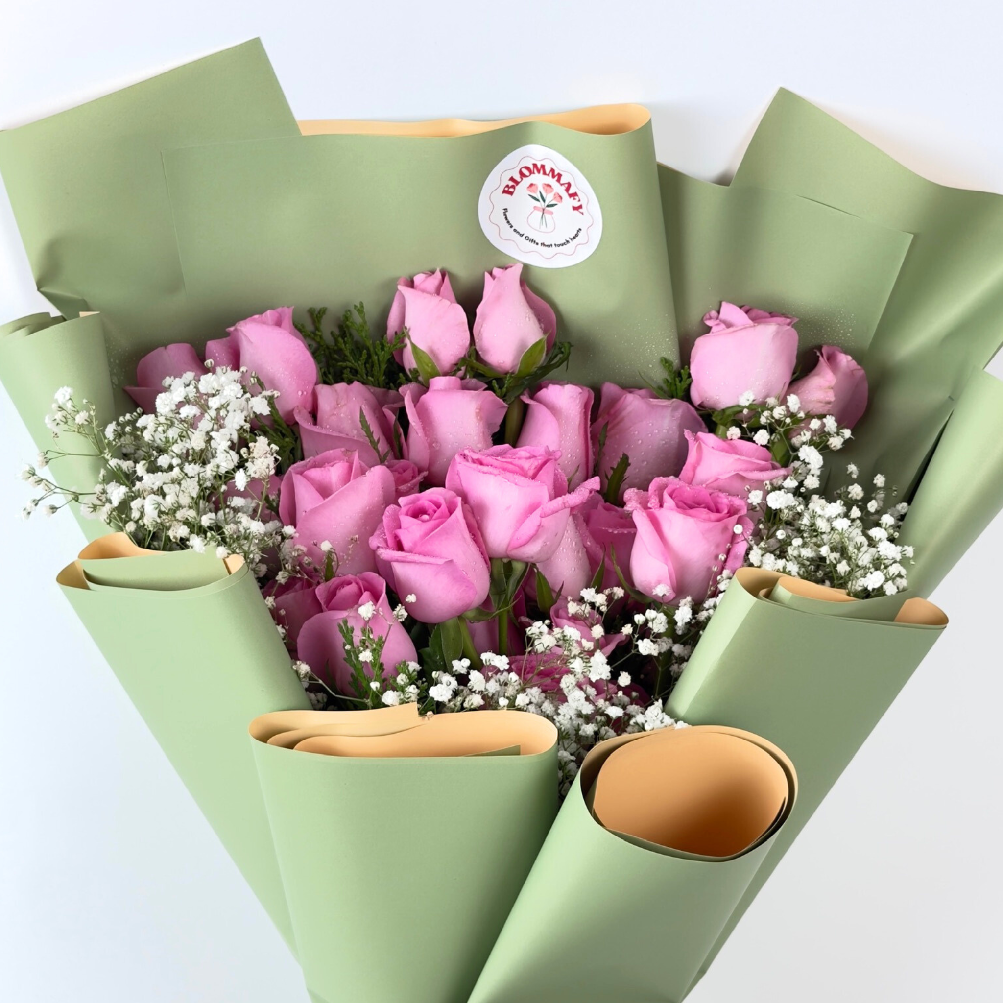 Blush Harmony 20 Pink Roses