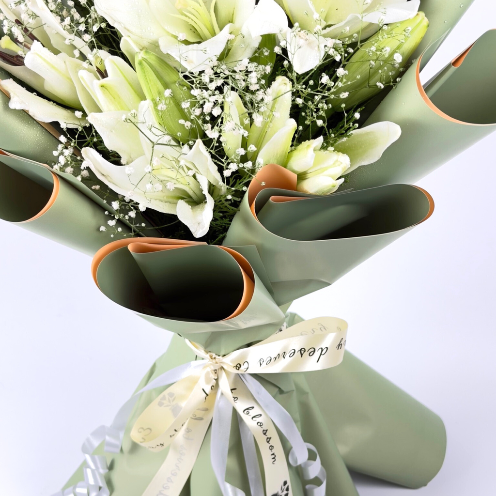 Pure Serenity White Lilies