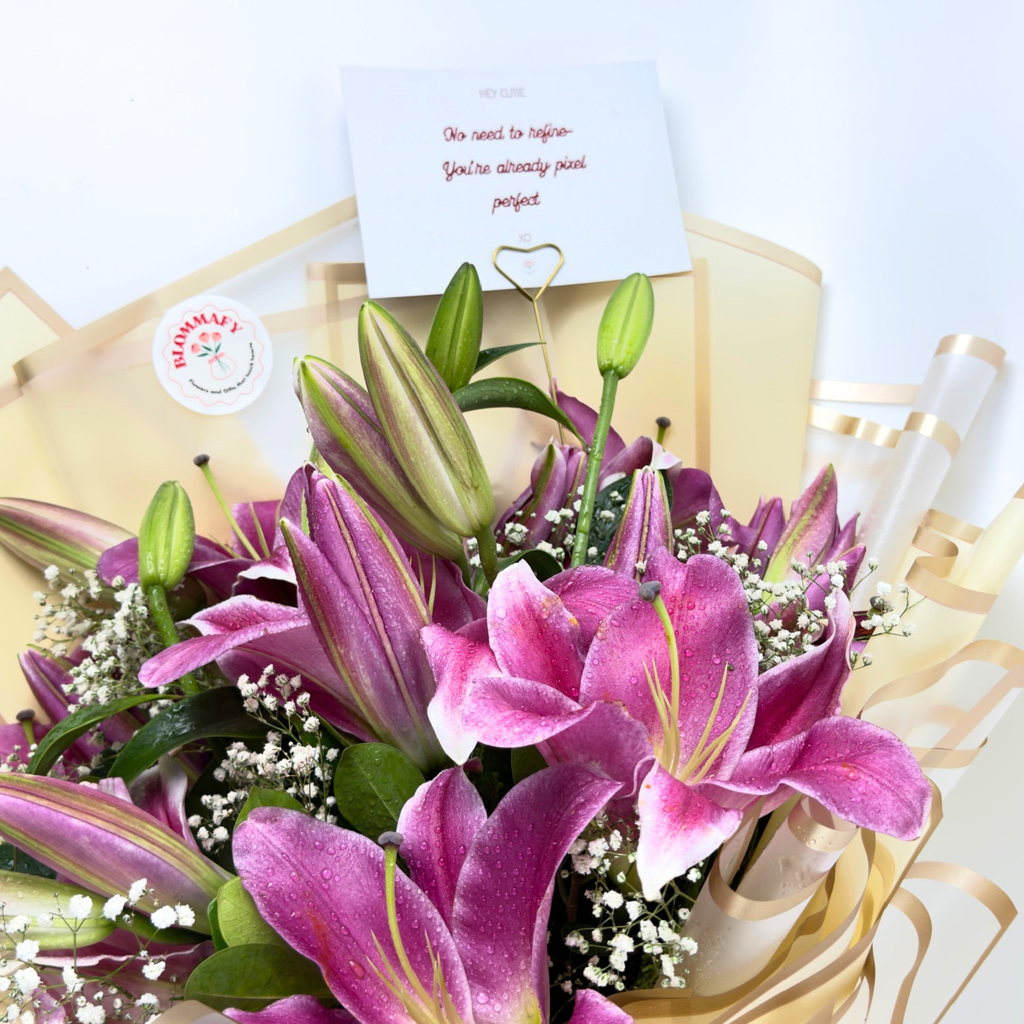 Royal Orchid Lily Elegance
