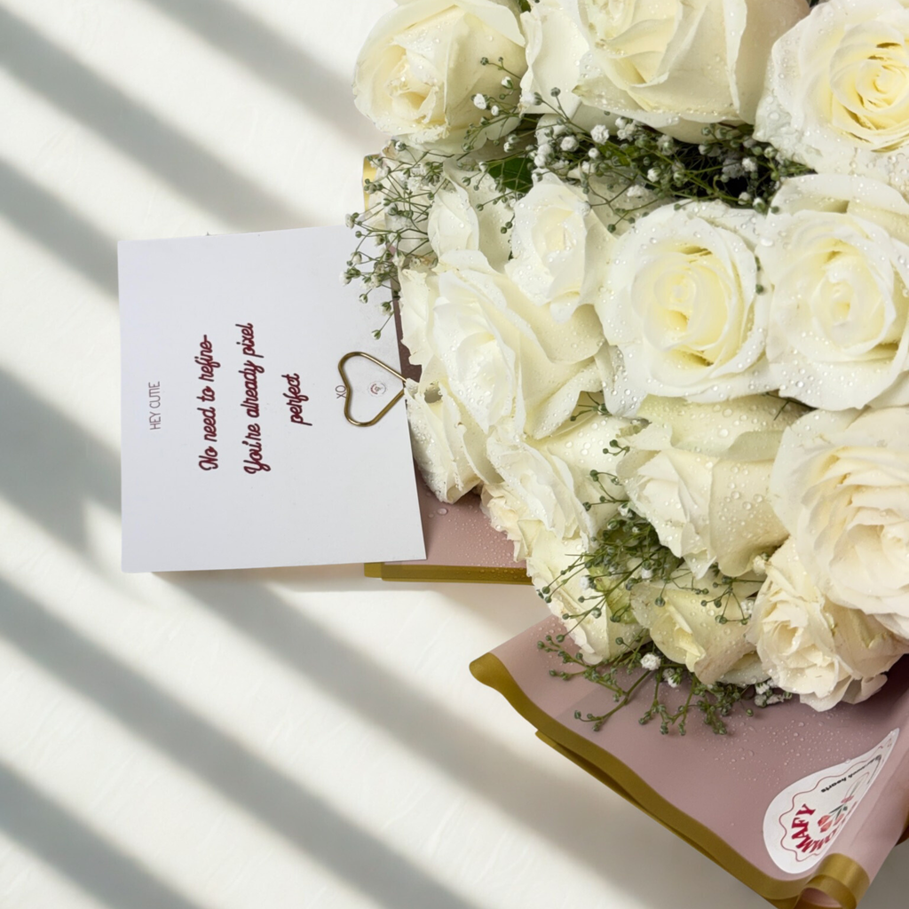 Ivory Elegance 20 Rose