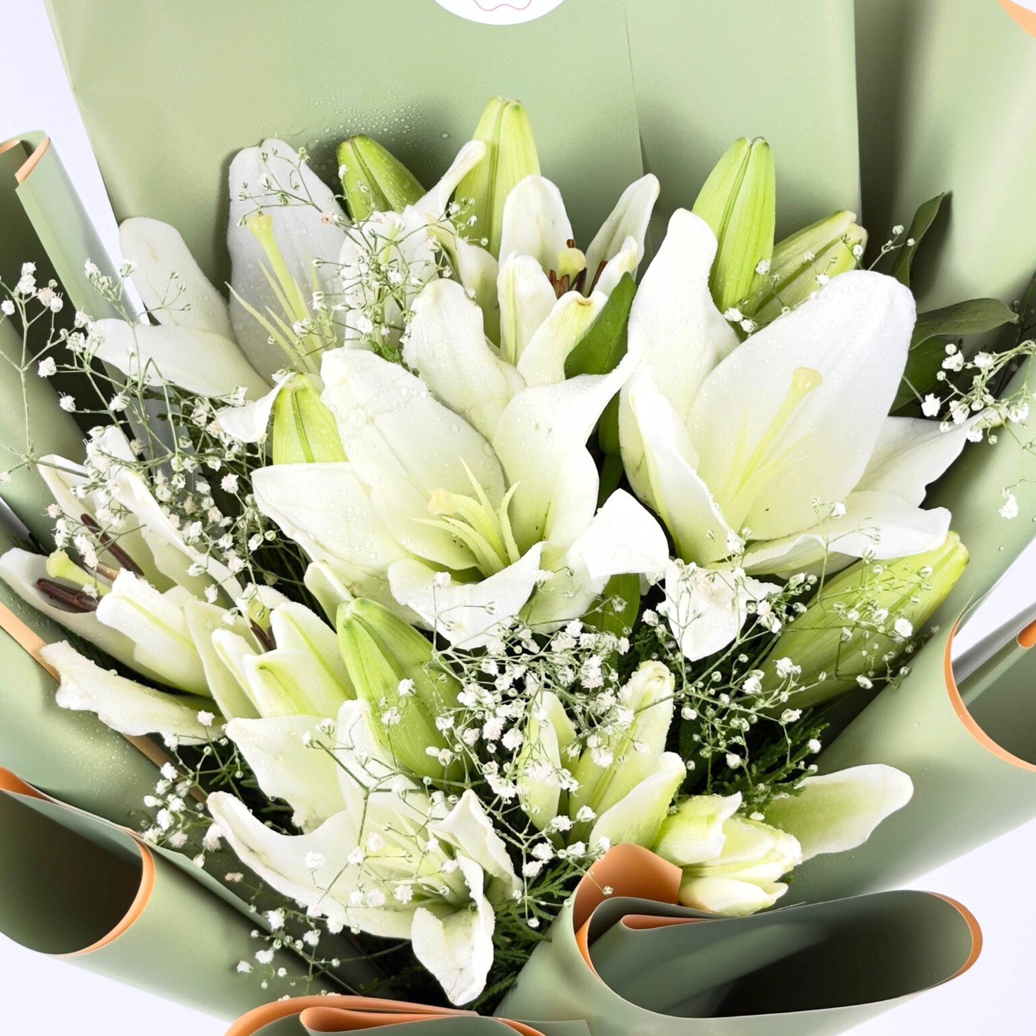 Pure Serenity White Lilies