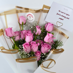 Blush Petals 15 Pink Rose