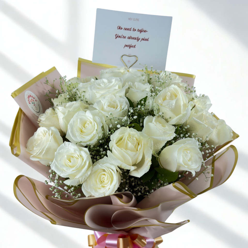 Ivory Elegance 20 Rose