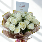 Ivory Elegance 20 Rose